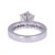 Contemporary Early 21st Century GIA Certified 2.06 Carat Diamond Center Engagement Ring Size 5.25 For Sale - Image 3 of 6