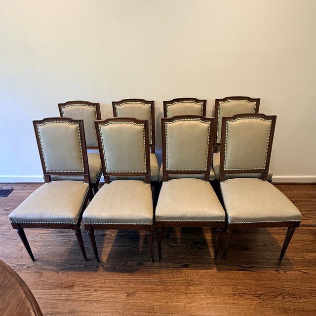Set of 6 Vintage Louis Style Dining Chairs For Sale - Image 14 of 14