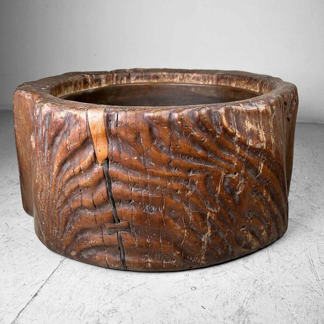 Meiji Tree Trunk Hibachi, Japan, 1890s For Sale - Image 16 of 18
