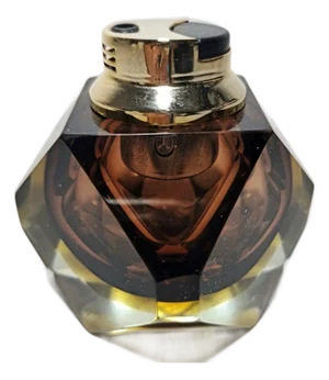 Italian Glass Table Lighter, 1970s