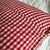 Georgia Vintage Red Pennant on New Woven Plaid Throw Pillow For Sale - Image 4 of 4