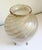 14" Murano Champagne Ribbon Vase, Attributed, Mid 20th Century For Sale - Image 13 of 15