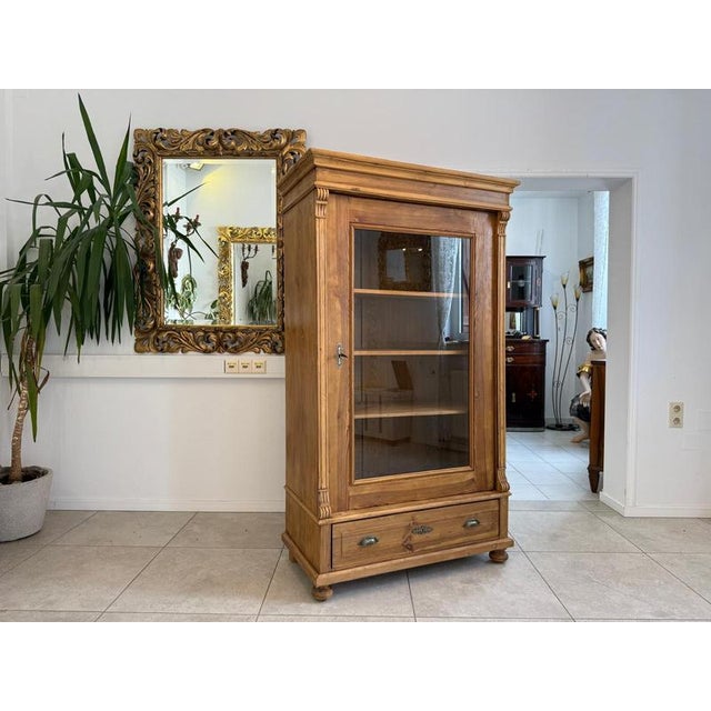 Gründerzeit Display Cabinet in Wood For Sale - Image 4 of 9