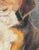 Contemporary Gold Wood Framed Oil on Board Portrait ÄúBeagle PuppyÄù Artist Signed Pm For Sale - Image 4 of 12