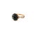 2.07 Carat Salt and Pepper Diamond Rose Gold Engagement Ring Size 6.5 For Sale - Image 4 of 7