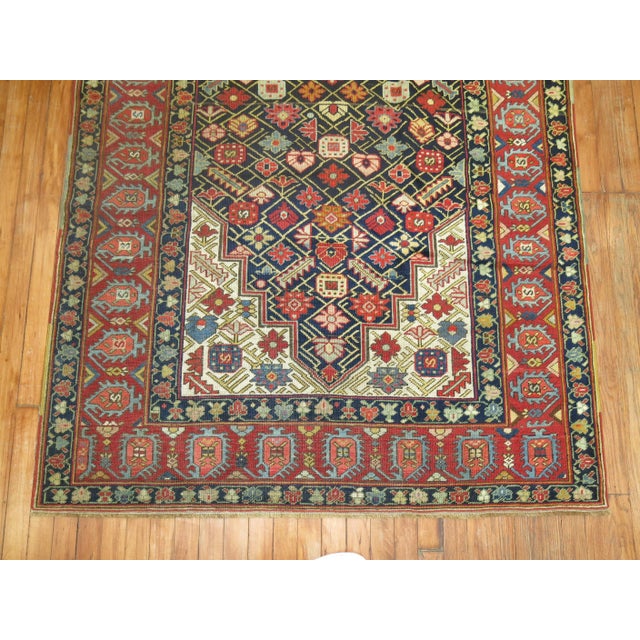 a Late 19th Century Gallery size Karabagh rug Details rug no. 9314 size 4' 8" x 12' 7" (142 x 384 cm)