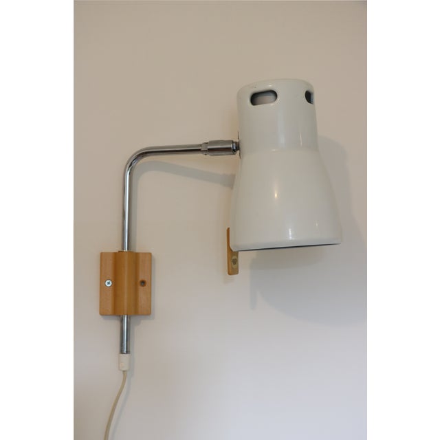 Mid-Century Modern Wall Lamp by Hans-Agne Jakosson for Ab Markaryd, 1970 For Sale - Image 3 of 12