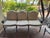 Kreiss Capri patio sofas. The listing is for 2. The sofas are used. The set has cushions. Sunbrella fabric. The set has...