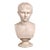 GRAND TOUR OCTAVIAN AUGUSTUS Antique 18th-19th C. Portrait Bust CARRARA MARBLE For Sale