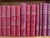 Lot of 40 Vintage Leather Bound Books in French With Decorative Red Bindings For Sale In Boston - Image 6 of 8