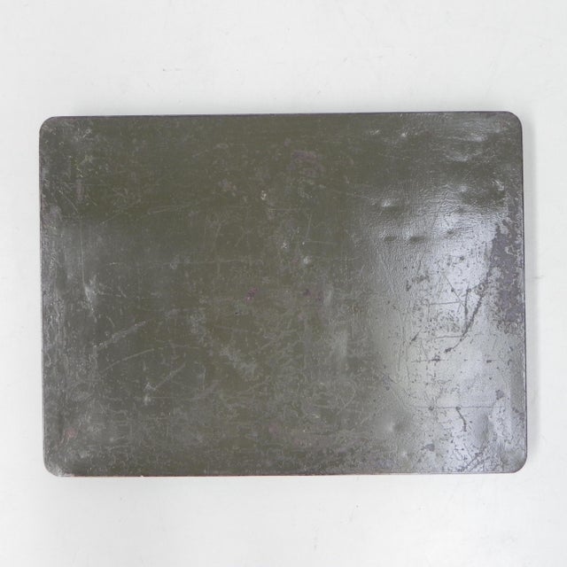 Industrial Industrial Folding Table in Steel, 1950s For Sale - Image 3 of 18