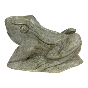 Mid-20th Century Vintage Chinese Hand Crafted Stone Frog
