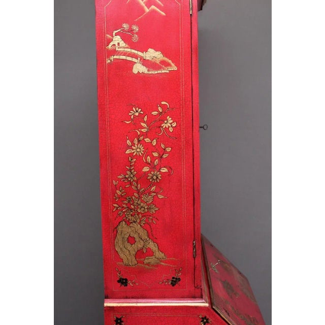 Early 20th Century Chinoiserie Bureau Bookcase, Set of 2 For Sale - Image 11 of 18