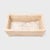 This elegant flower basin is hand-carved from white marble to a rectangular form commonly seen with incense burners or...