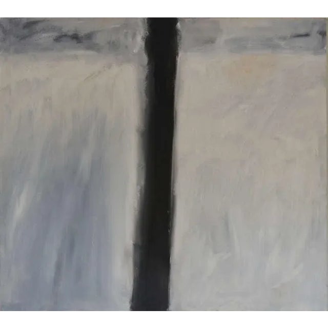 Contemporary Peter Rossiter Line and Space: Mixed Media Contemporary Painting by Peter Rossiter For Sale - Image 3 of 3
