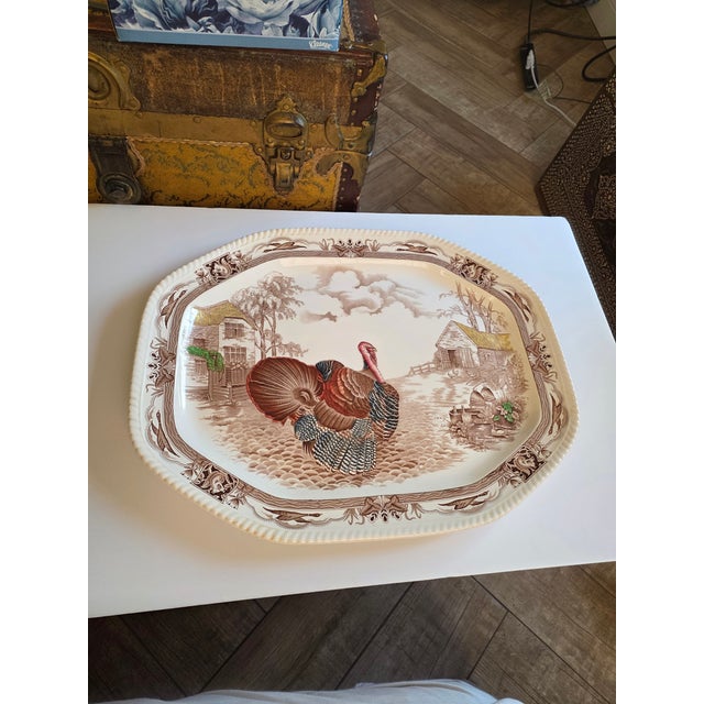 Large Johnson Brothers Turkey Platter For Sale - Image 14 of 15