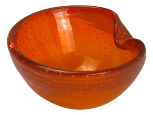 Murano Bullicante Glass Bowl by Gino Cenedese, 1960s