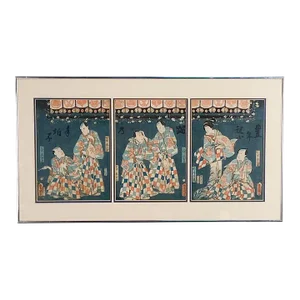 Meiji Triptych, Circa 1870