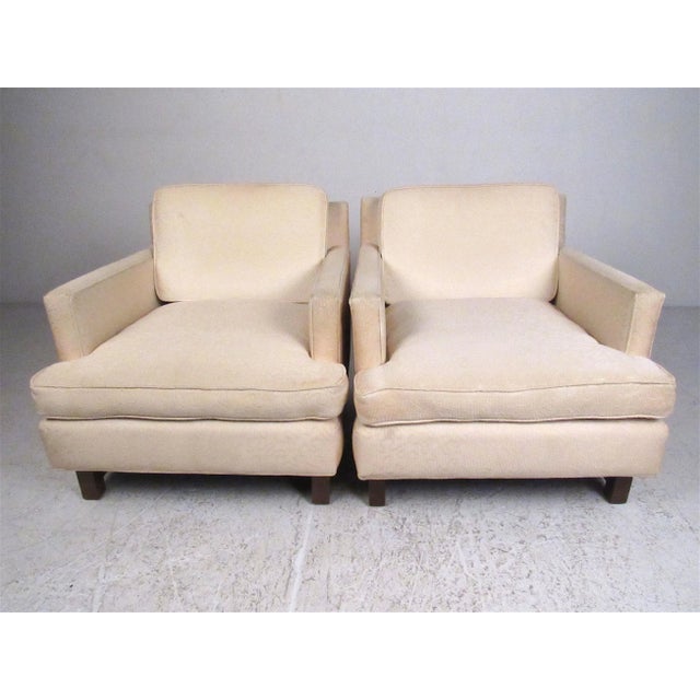 Mid-Century Modern Mid-Century Modern Dunbar Style Lounge Chairs - a Pair For Sale - Image 3 of 13