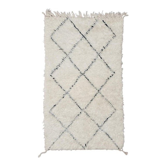 Small Moroccan Marmoucha Rug - 3.8 X 2.2 Ft For Sale