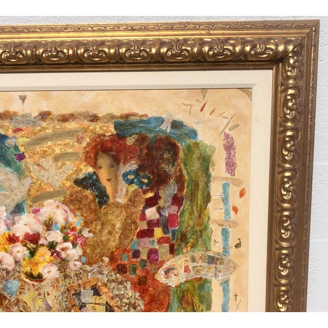 “By Some Golden Thread” Roy Fairchild Hand Signed & Numbered Serigraph on Canvas For Sale In West Palm - Image 6 of 17