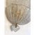 Glass Venetian Transparent Graniglia Leaf Murano Glass Wall Sconces by Simoeng, Set of 2 For Sale - Image 7 of 12
