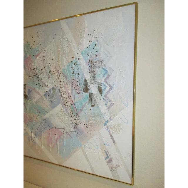 Vintage Lee Reynolds Large Abstract For Sale In Naples, FL - Image 6 of 13