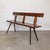1950s Italian Brutalist Carved Wood Bench For Sale - Image 5 of 11