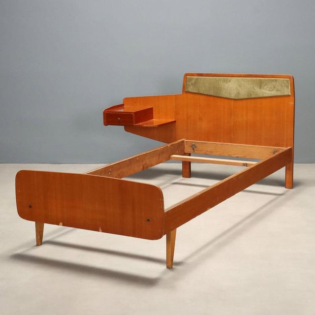 Vintage Single Bed in Teak, 1960s For Sale - Image 13 of 13