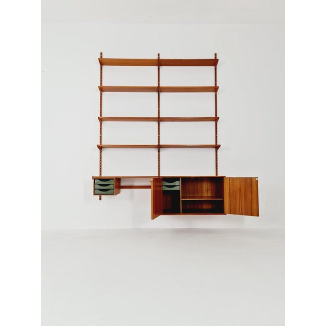 Danish Modern Modular Teak Shelving System by Kai Kristansen for Fh Möbel, Denmark, 1960s For Sale - Image 5 of 11