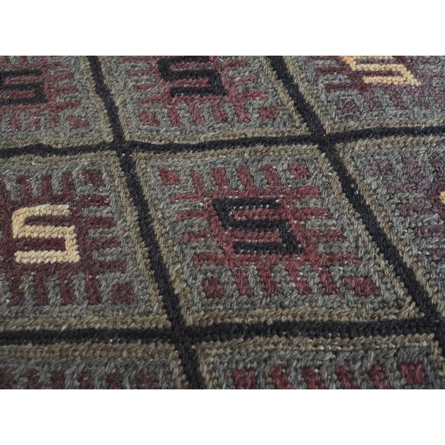 Vintage Afghan Kilim Rug, 1940s For Sale - Image 12 of 15