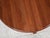 Midcentury Danish Round Teak Dining Table with 2 Extensions 1960s - Central Leg attributed to Erling Torvits For Sale - Image 4 of 12