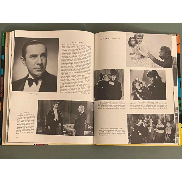 1970s Vintage Immortals of the Screen Hardcover Book For Sale - Image 5 of 11