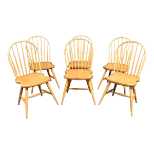 Frederick Duckloe Oak Windsor Style Chairs /6