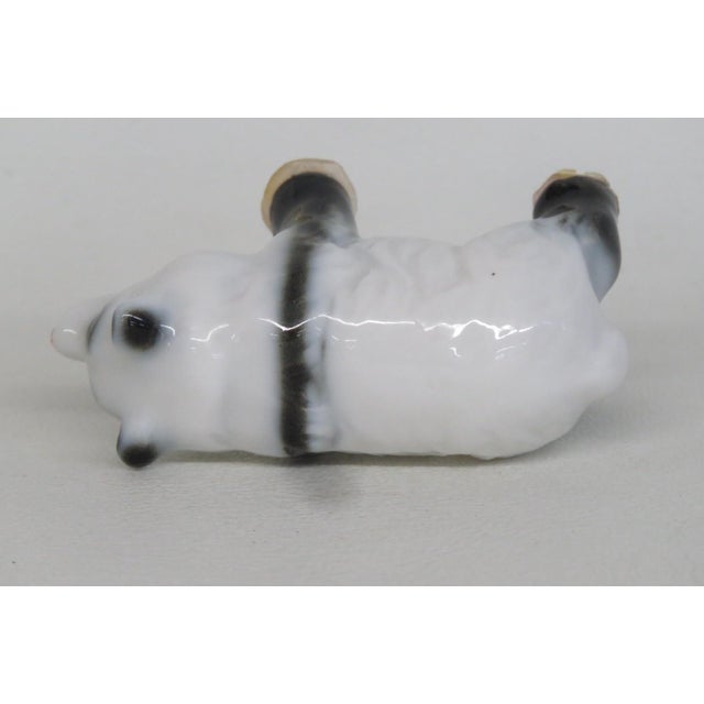 Miniature Ceramic Panda Figurine 1970s Japanese Design Walking Posture 4975b For Sale In Miami - Image 6 of 7