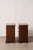 Pair of Georgian Style Burl Bedside Chests For Sale - Image 4 of 13