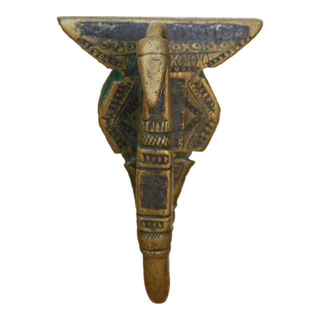 Antique Lotus Bud Saddle Hook For Sale