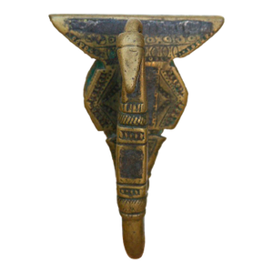 Antique Lotus Bud Saddle Hook