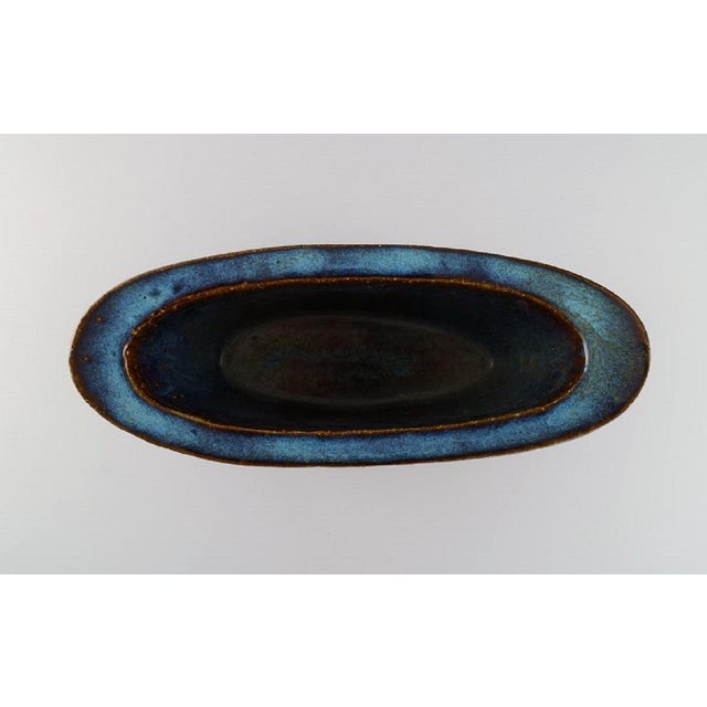 1960s Large Freform Vase by Curt M. Addin for Glumslöv, 1960s For Sale - Image 5 of 8