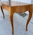 1970's Italian Regency Olive Burl Wood Writing Desk/Console Table For Sale - Image 9 of 14