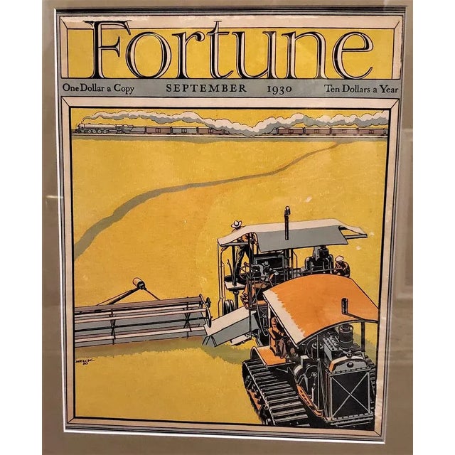 Early 20th Century Art Deco Fortune Magazine Cover, September 1930 For Sale - Image 5 of 10