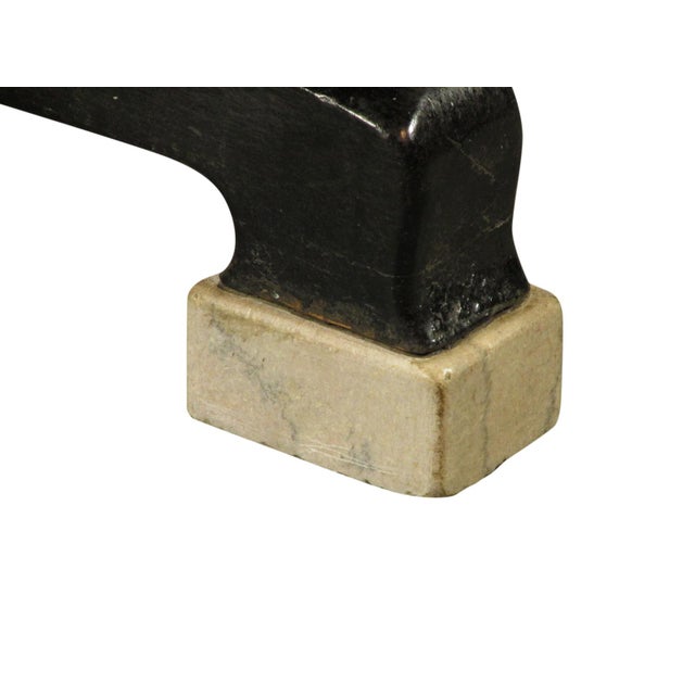 Black 1920s French Art Nouveau Bistro Table For Sale - Image 8 of 10