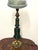 Antique French Brass and Porcelain Glass Shade Table Lamp from Unbekannt, 1920s For Sale - Image 6 of 11