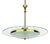 Vintage Disk Chandelier attributed to Pietro Chiesa for Fontana Arte, Italy, 1940s For Sale