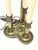 Mid 20th Century Stiffel Brass 3-Light Bouillotte Table Lamp With Black Tôle Shade For Sale - Image 9 of 12