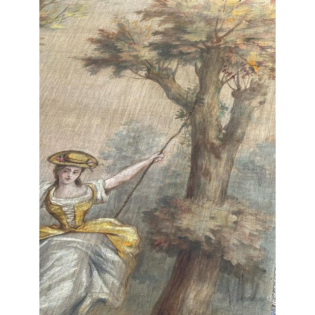 French Artist, Figurative Scene, 1890s-1910s, Painted Cardboard Panel For Sale - Image 15 of 18