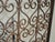 Vintage French Country Wrought Iron Fireplace Screen With Finials For Sale - Image 16 of 16