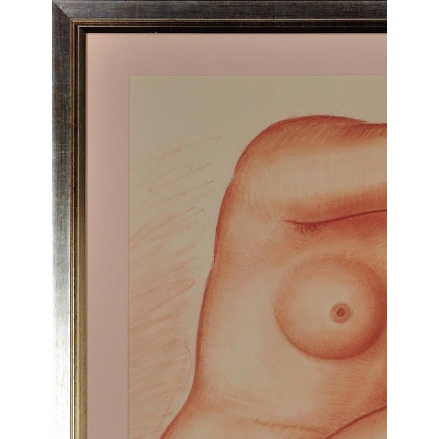 Lucien Gibert, Her Flaming Locks of Auburn Hair, Nude, 1930s, Chalk on Paper For Sale - Image 6 of 18
