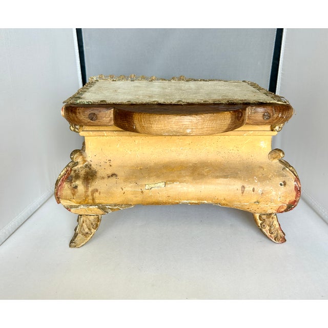 19th Century Giltwood Altar Base Stand For Sale - Image 10 of 11
