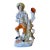19th Century Large Staffordshire Spill Vase, Man With Wheat For Sale